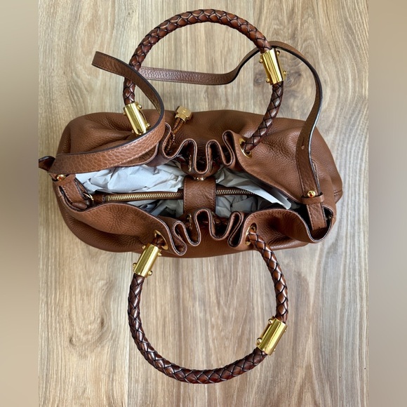 Michael Kors "Skorpios" Pebbled Leather Bag EUC - Picture 12 of 12